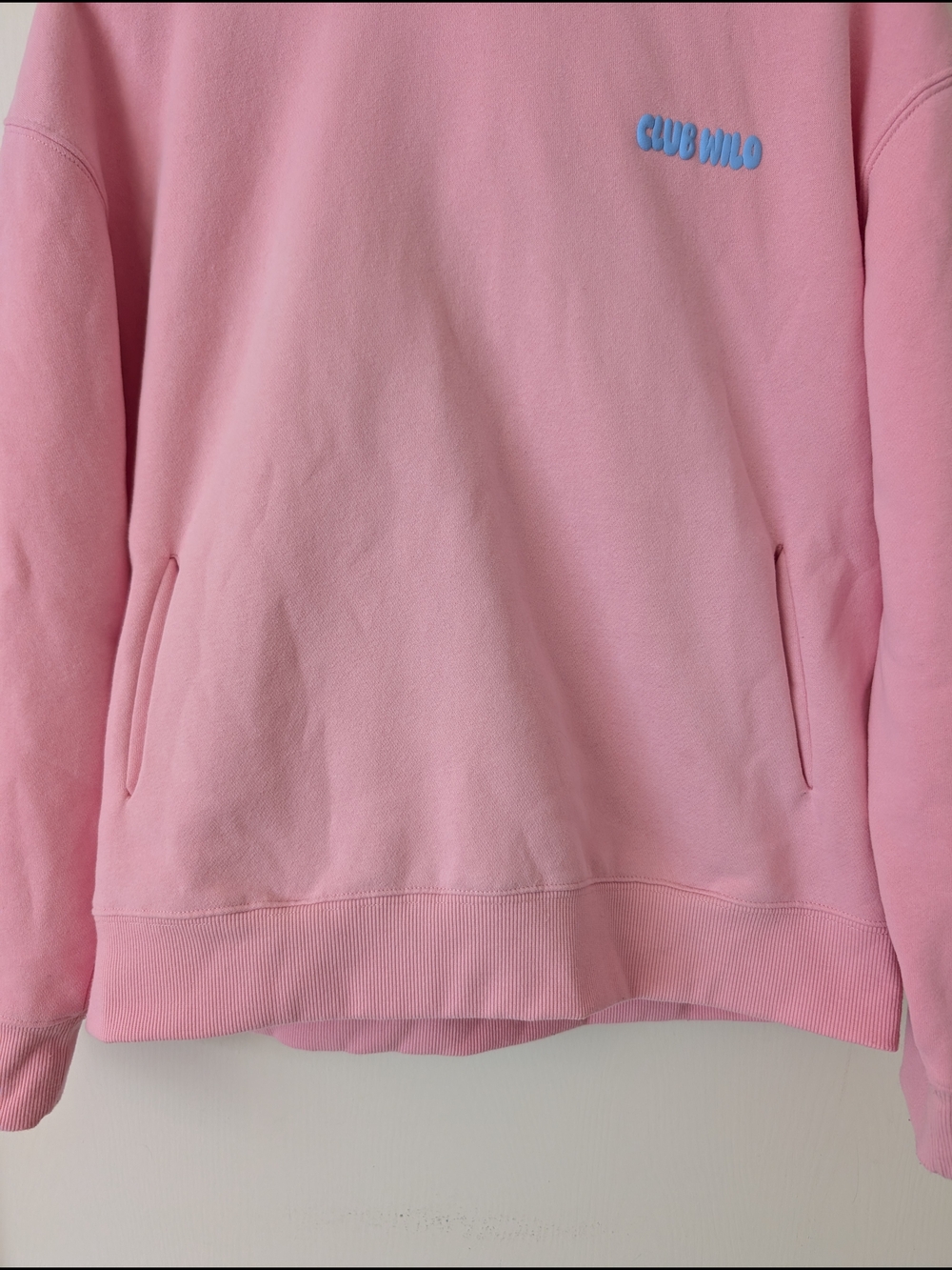 Wilo The Label Womens Small Pink Hoodie Athleisure Coquette Feminine Workout - Picture 2 of 8